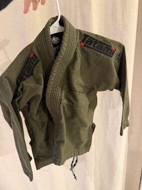 Tatami Kids Olive Green Jiu-Jitsu Gi set